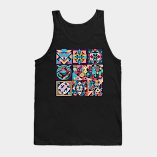 an abstract t-shirt design Tank Top